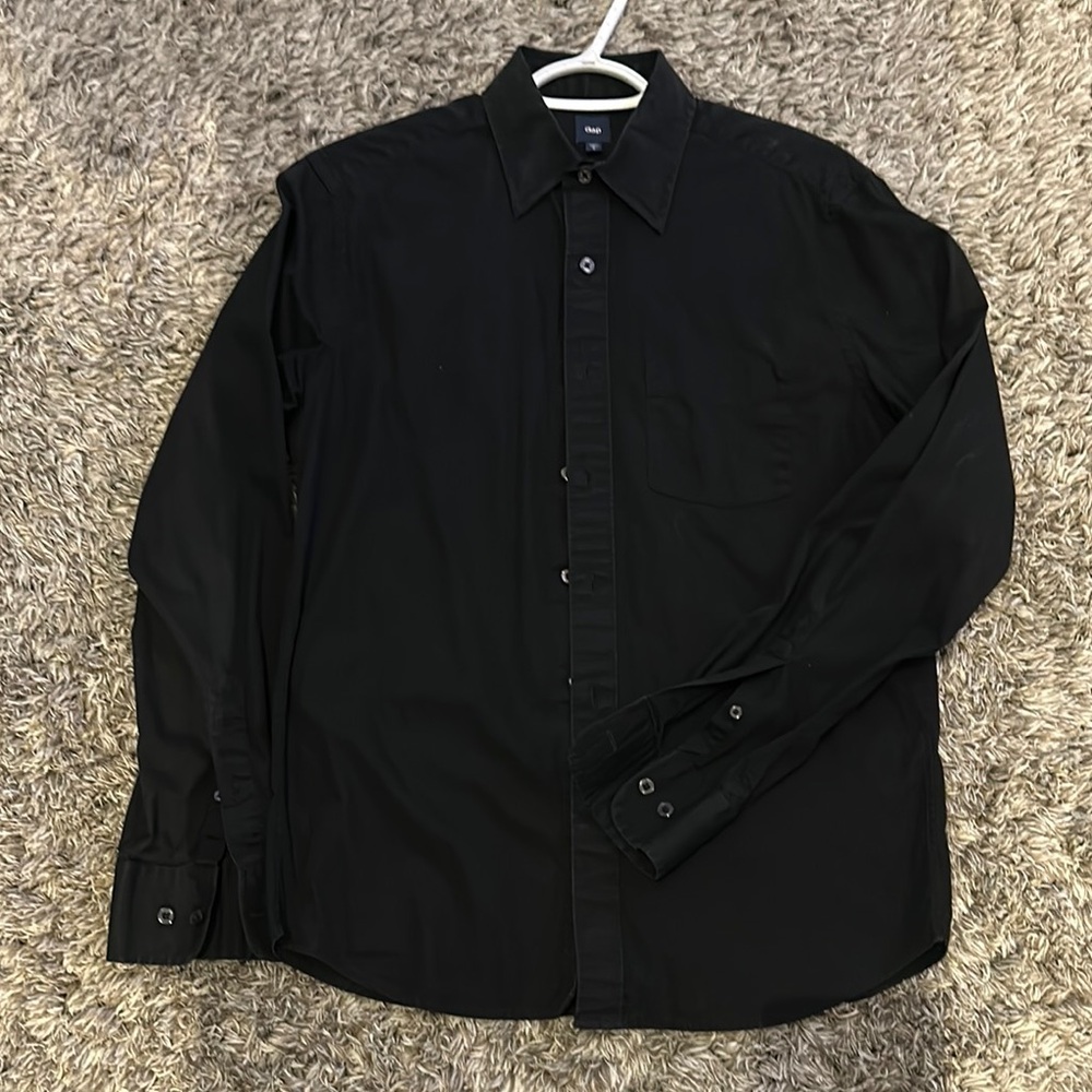 Men's Black Dress Shirt